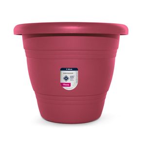 vaso-para-flores-plastico-redondo-rosa-atlas-28x28cm-still vaso-para-flores-plastico-redondo-rosa-atlas-28x28cm-still