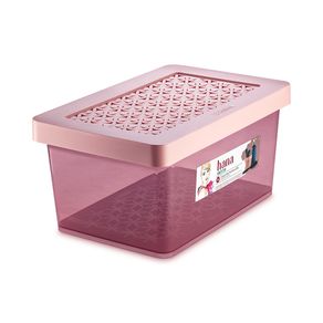Organizador-Plastico-Multiuso-Medio-Alto-Rose-85L-Hana-Ordene-still Organizador-Plastico-Multiuso-Medio-Alto-Rose-85L-Hana-Ordene-still