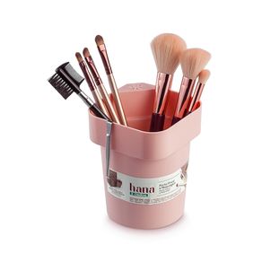 Porta-Pincel-de-Maquiagem-Plastico-Rose-Hana-Ordene-ambientada Porta-Pincel-de-Maquiagem-Plastico-Rose-Hana-Ordene-ambientada