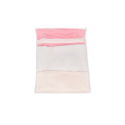 Saco-para-Lavar-Roupa-Delicada-Medio-40x50cm-Branco-Rosa-Log-Ordene-ambientada