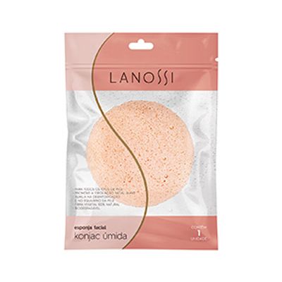 esponja-limpeza-facial-esfoliante-konjac-umida-lanossi-LS5010-embalagem