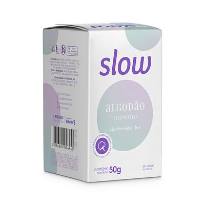 algodao-rolo-hidrofilico-slow-50g-LS7010-embalagem