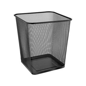Cesto-para-Lixo-Quadrado-de-Metal-Aramada-Preta-165L-Office-Line-Ordene-still Cesto-para-Lixo-Quadrado-de-Metal-Aramada-Preta-165L-Office-Line-Ordene-still
