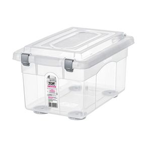 Caixa-Organizadora-Plastica-43L-Transparente-Top-Stock-Sanremo-still Caixa-Organizadora-Plastica-43L-Transparente-Top-Stock-Sanremo-still