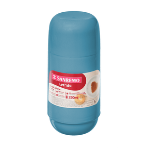 Garrafa-Termica-Plastica-Adorar-azul-250ml-Termic-Sanremo-still Garrafa-Termica-Plastica-Adorar-azul-250ml-Termic-Sanremo-still
