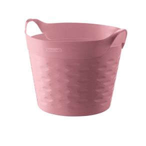 Cesto-Organizador-Circular-Plastico-Rosa-20L-Moolti-Sanremo-still Cesto-Organizador-Circular-Plastico-Rosa-20L-Moolti-Sanremo-still
