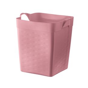 Cesto-Organizador-Quadrado-Plastico-Rosa-18L-Moolti-Sanremo-still Cesto-Organizador-Quadrado-Plastico-Rosa-18L-Moolti-Sanremo-still