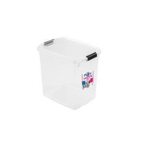 Caixa-Organizadora-Plastica-Transparente-14L-Flex-Sanremo-Still Caixa-Organizadora-Plastica-Transparente-14L-Flex-Sanremo-Still