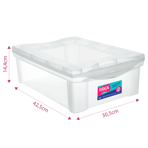 Caixa-Organizadora-Plastica-Media-Cristal-135L-Radical-Color-Ordene-still-still2 Caixa-Organizadora-Plastica-Media-Cristal-135L-Radical-Color-Ordene-still-still2