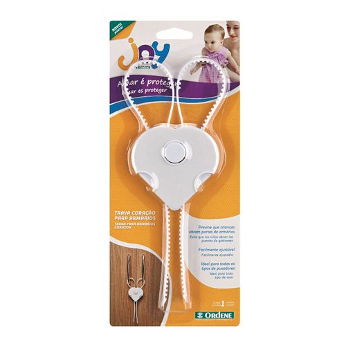 Trava-para-Armarios-Coracao-Plastica-Joy-Ordene-embalagem