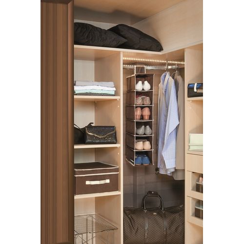 Sapateira-Dobravel-TNT-com-6-Divisorias-Marrom-My-Closet-Ordene-Ambientada