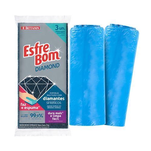 saco-de-lixo-em-rolo-com-fundo-reforcado-azul-30l-com-kit-esponja-multiuso-diamond-esfrebom-bettanin-2 saco-de-lixo-em-rolo-com-fundo-reforcado-azul-30l-com-kit-esponja-multiuso-diamond-esfrebom-bettanin-2