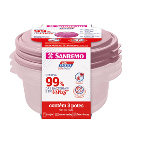 kit-3-potes-plasticos-redondos-rosa-530ml-ultraprotect-sanremo