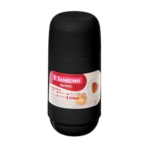 Garrafa-Termica-Plastica-Adorar-Preta-250ml-Termic-Sanremo-still Garrafa-Termica-Plastica-Adorar-Preta-250ml-Termic-Sanremo-still