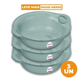 Kit-3-Bacias-Plasticas-Verde-5L-Oba-Sanremo-1 Kit-3-Bacias-Plasticas-Verde-5L-Oba-Sanremo-1