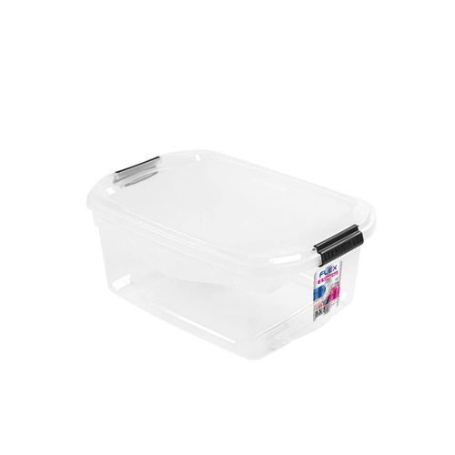 Caixa-Organizadora-Plastica-Transparente-20L-Flex-