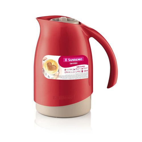 Bule-Termica-Plastico-Cuidar-Vermlha-700ml-Termic-Sanremo-still